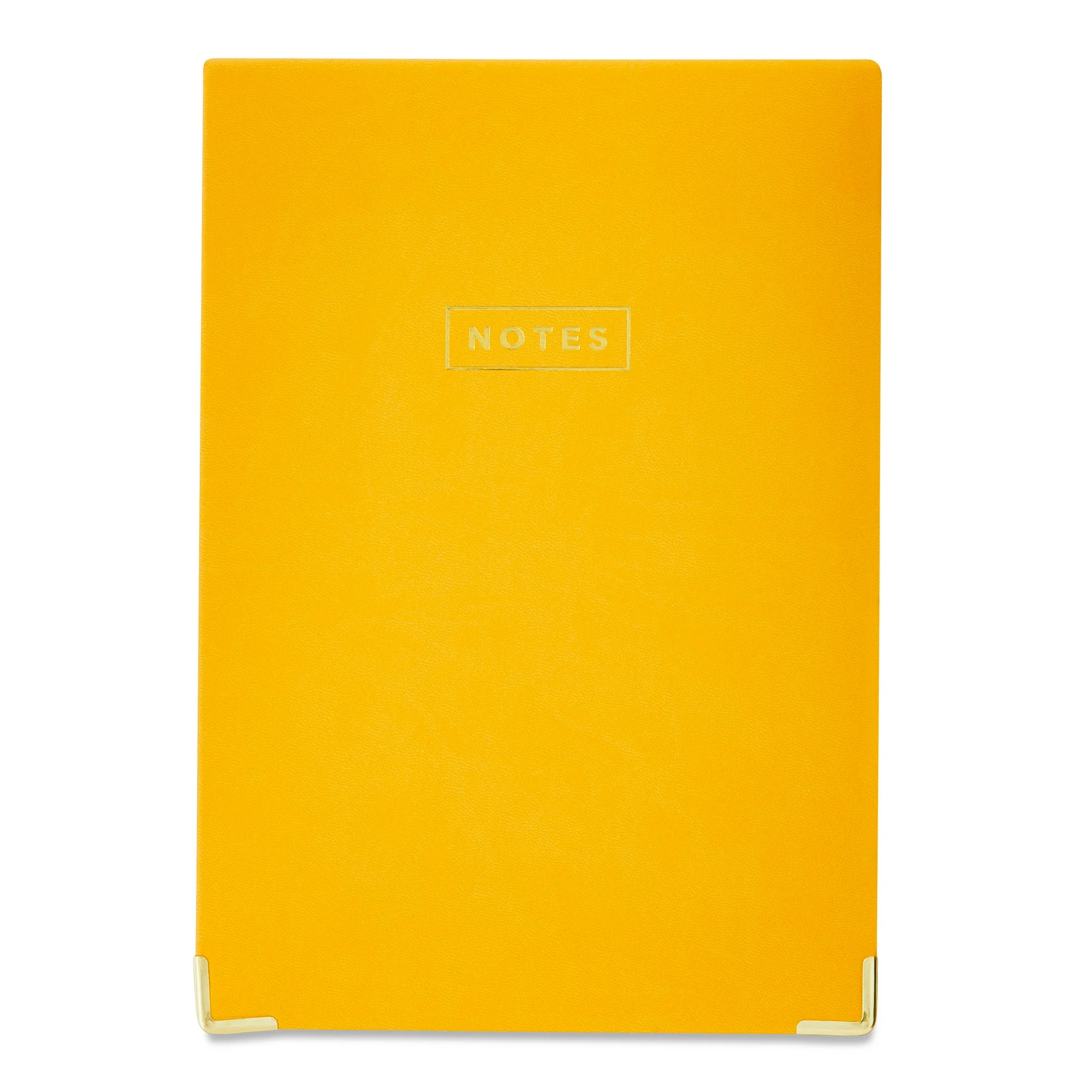 Pen+Gear Yellow Top Bound PU Notepad with Metal Corner Protector | Walmart (US)