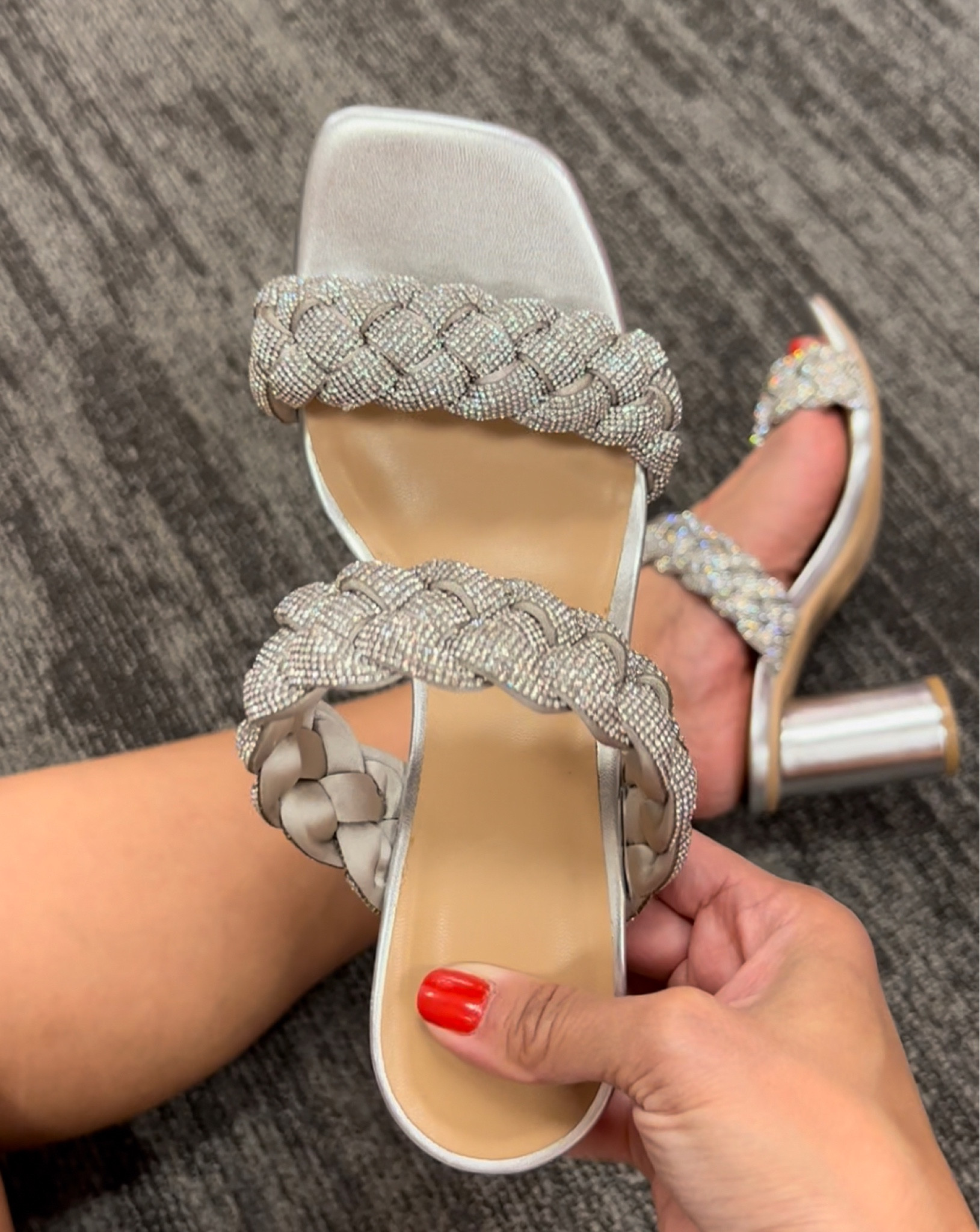 💎 So obsessed with these sparkly rhinestone heels that give me all the Dolce Vida vibes at a fraction of their price!  Not only are they gorgeous on, they’re SO comfortable!  Don’t have to worry about getting blisters on my heels with these gorgeous shoes!  Add to cart now as sizes will sell QUICK on these beauties!

* Rhinestone Heels - $39.9@

#target #targetstyle #trending #dolcevita #shoes #ltkunder50 #affordablefashion #affordable #viral #foryoupage #affordablestyle #fall #fallfashion #neutralstyle #trendy #musthave #targetfashion #influencerstyle #bloggerstyle #shoestyle #dupe #dupes #dupealert #holidays #rhinestones #heels #reels #reelsinstagram #reelsviral

#LTKshoecrush #LTKstyletip #LTKunder50