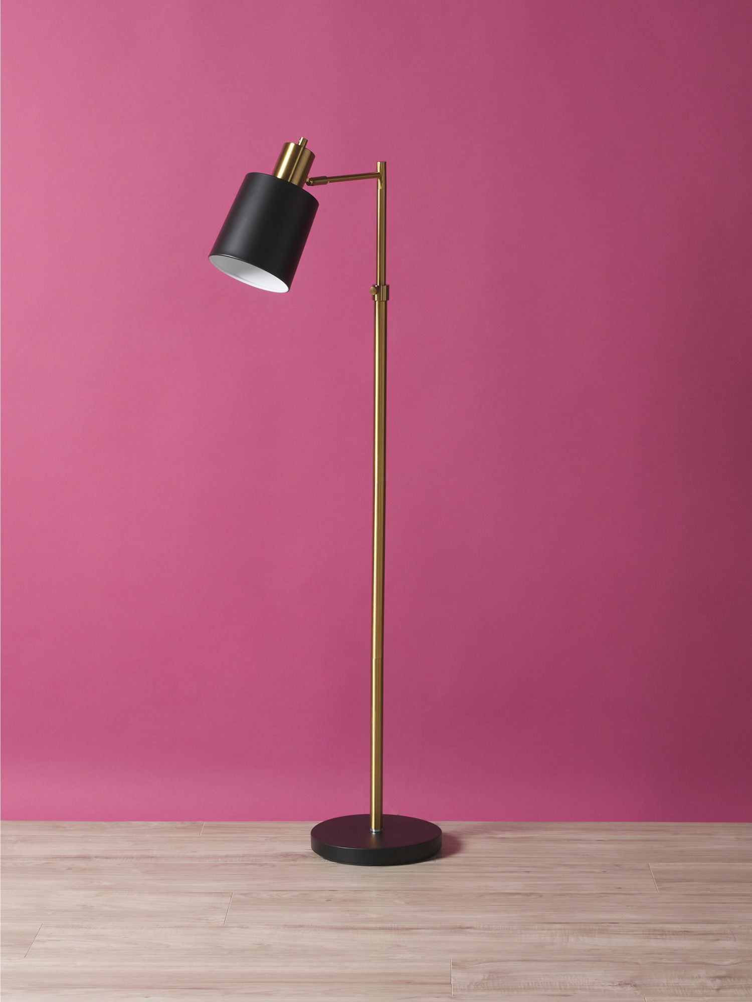 57in Metal Adjustable Height Floor Lamp | Lighting | HomeGoods | HomeGoods