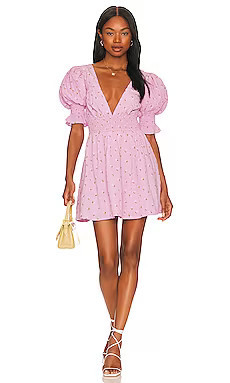 MAJORELLE Angelina Mini Dress in Ditsy Pink from Revolve.com | Revolve Clothing (Global)
