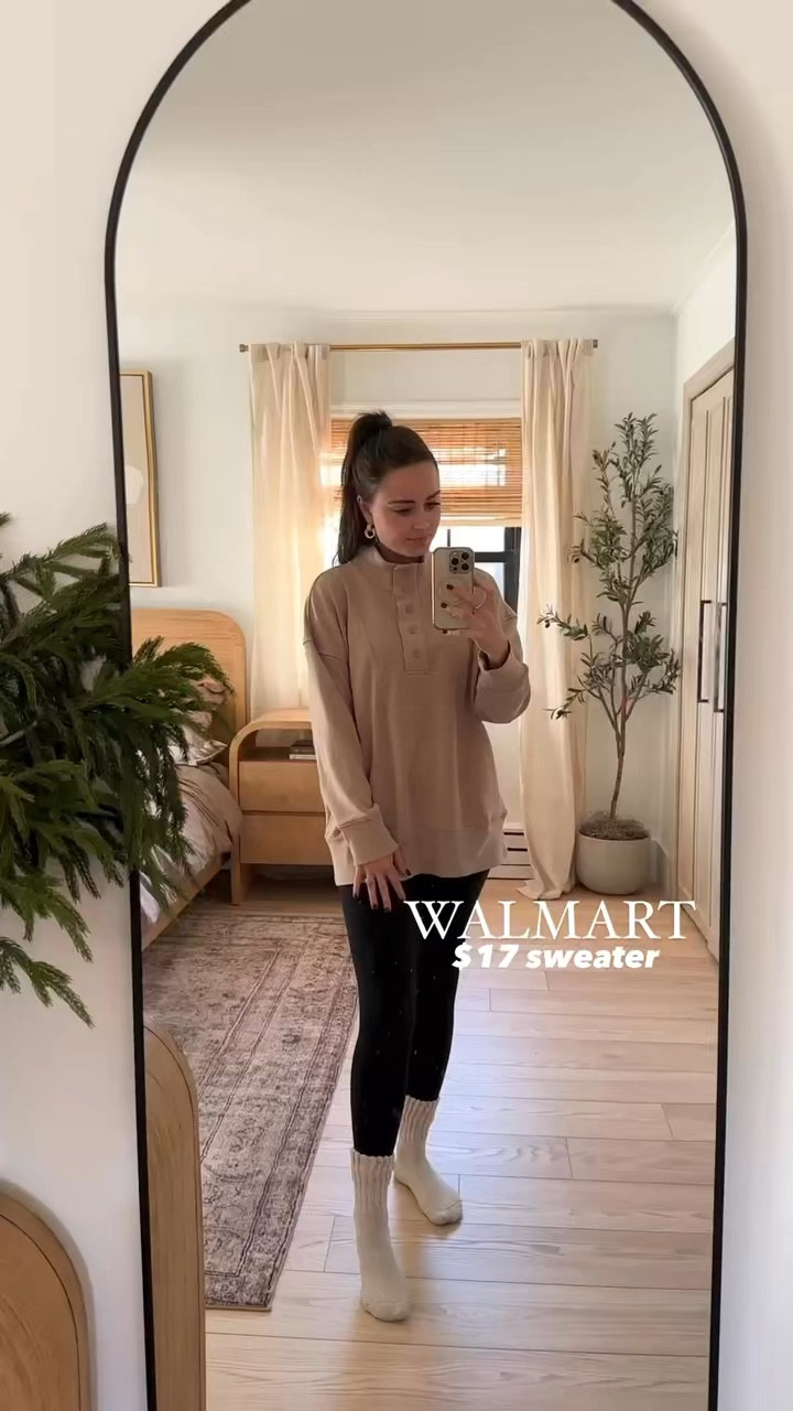Women’s neutral pullover long sleeve top from Walmart fashion - under $20! 

#Walmartfashion


#LTKStyleTip #LTKFindsUnder50