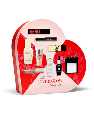 9-Pc. The Love and Glow Beauty Valentine's Day Set | Macy's