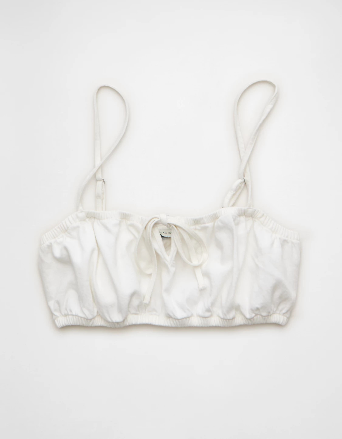 AE Denim Tie-Front Bra Top | American Eagle Outfitters (US & CA)