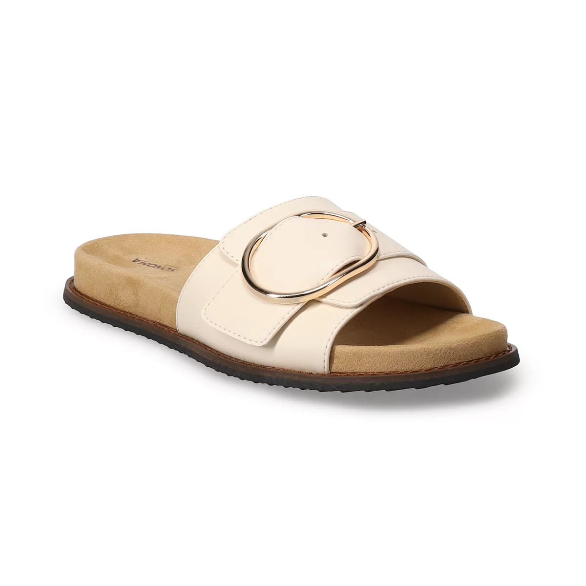 Sonoma Goods For Life® Pline Women's Round Buckle Slide Sandals | Kohl's