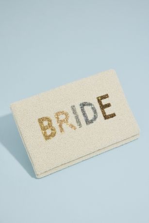 Colorful Bride Allover Beaded Clutch | Davids Bridal