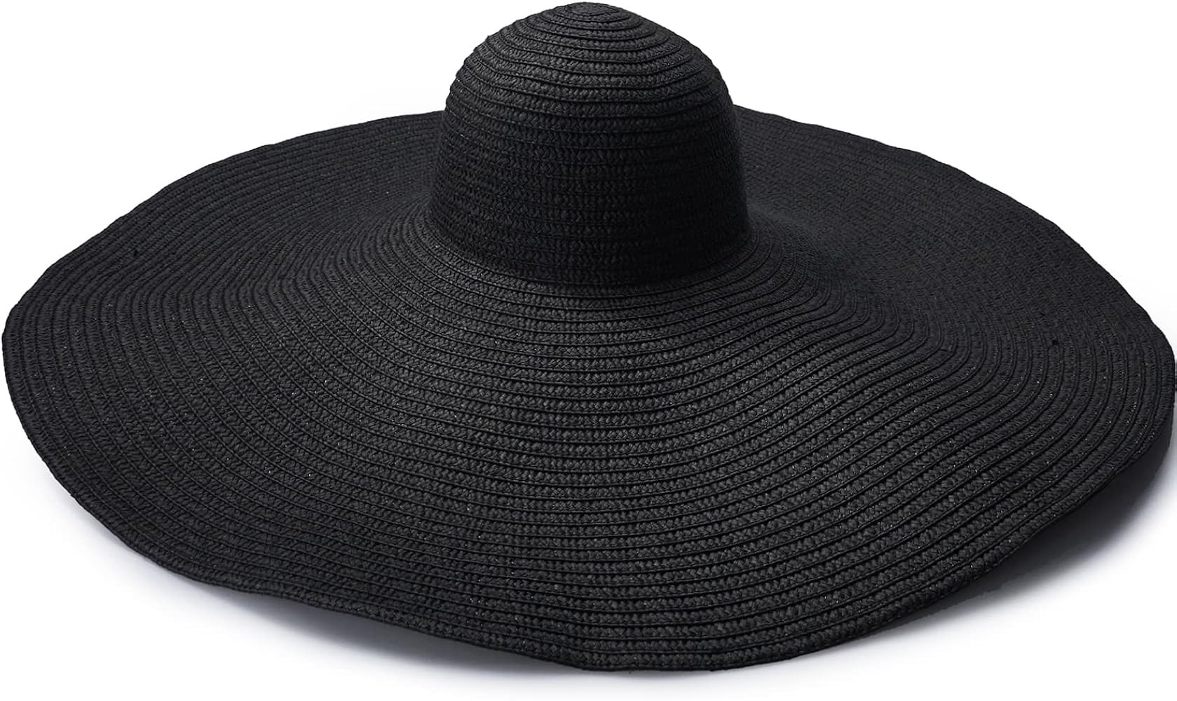 KharmLaddy Oversized Beach Straw Hat for Women Large Wide Brim Sun Hat UV Protection Floppy Folda... | Amazon (UK)