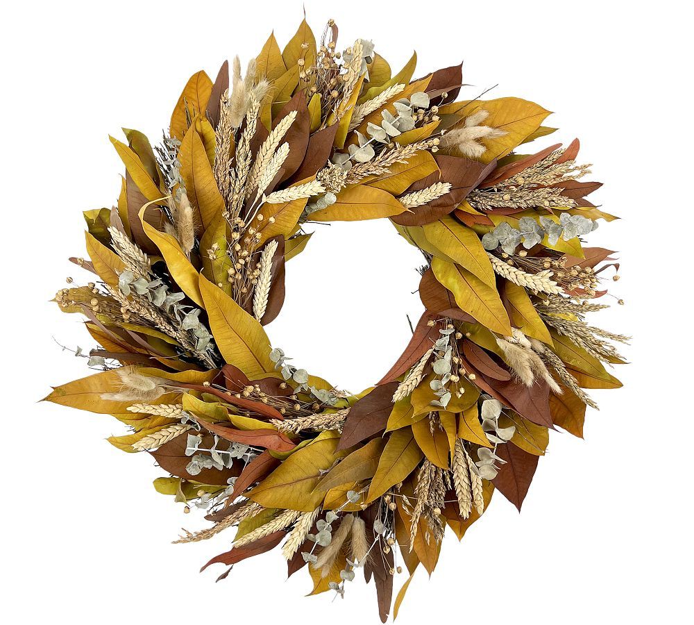 Dried Autumn Meadow Wreath | Pottery Barn (US)