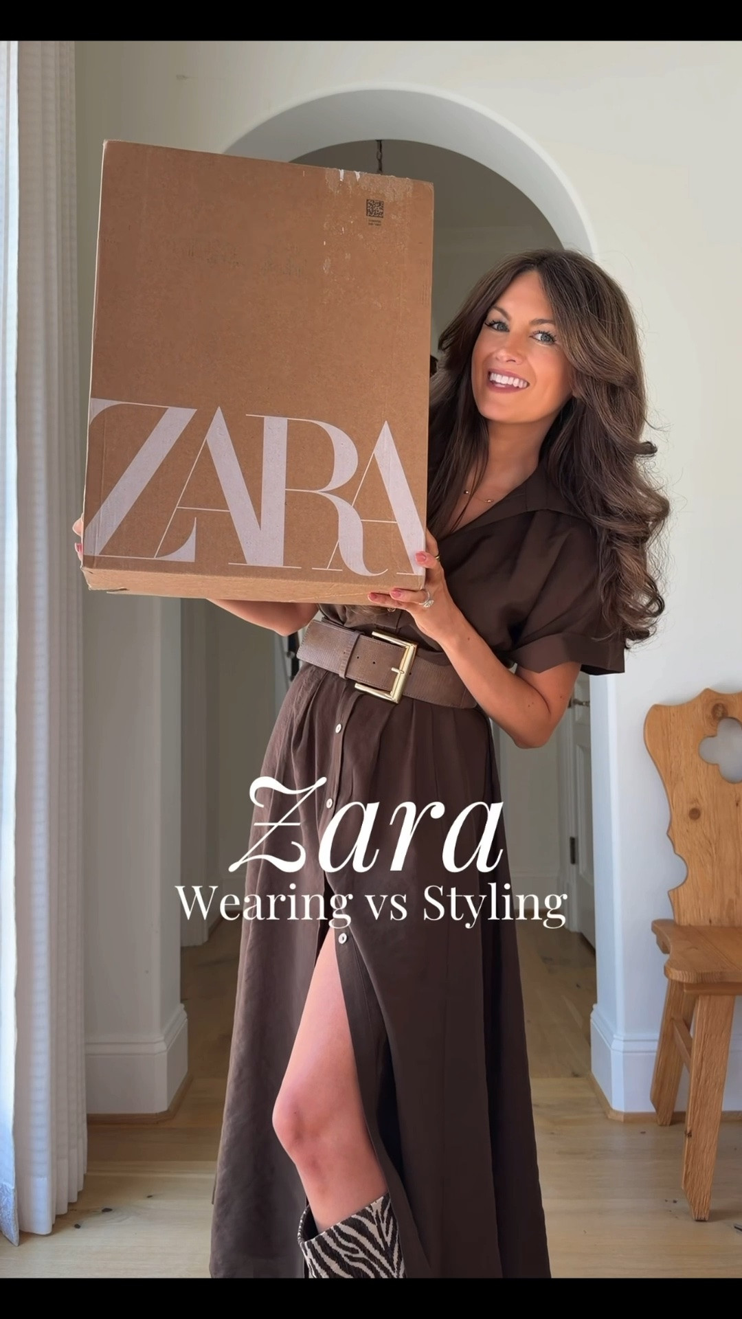 Zara wearing vs styling! Everything is true to size except for the jeans - size up one size in those! 🤍

#LTKgrwm