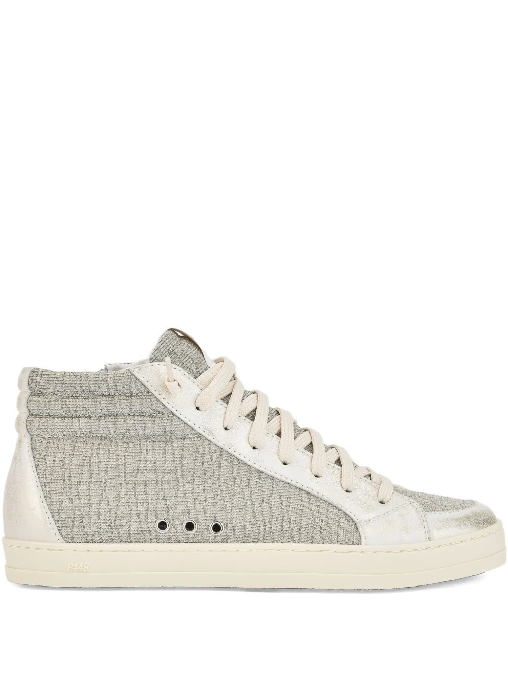 P448 Skate Dune zip-up high-top sneakers - Gold | Farfetch Global