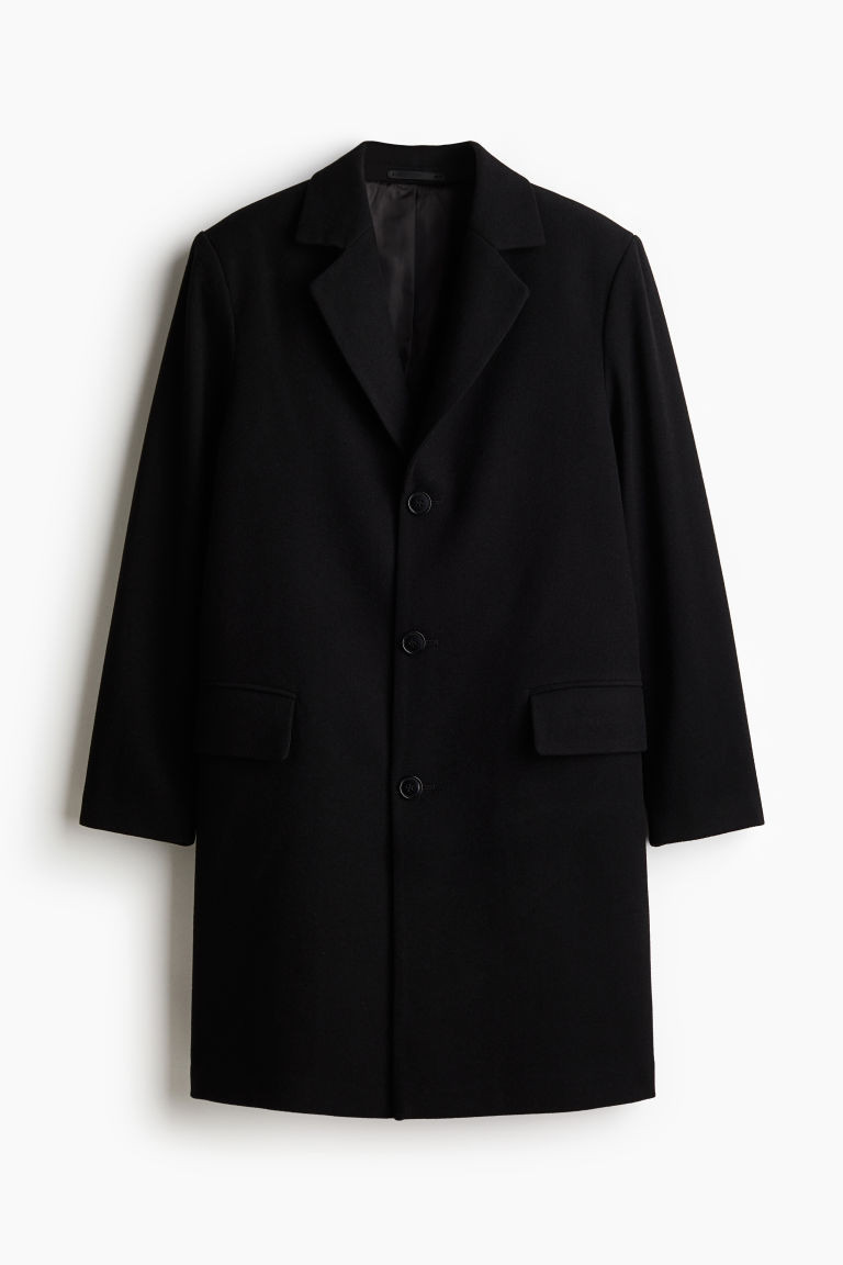 H & M - Wool-Blend Coat - Black | H&M (US + CA)