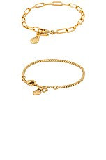BaubleBar Ainsley Bracelet Set in Gold from Revolve.com | Revolve Clothing (Global)