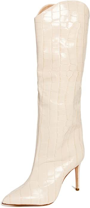 Amazon.com | SCHUTZ Women's Maryana Knee High Boots, Eggshell, Size 7.5 | Knee-High | Amazon (US)