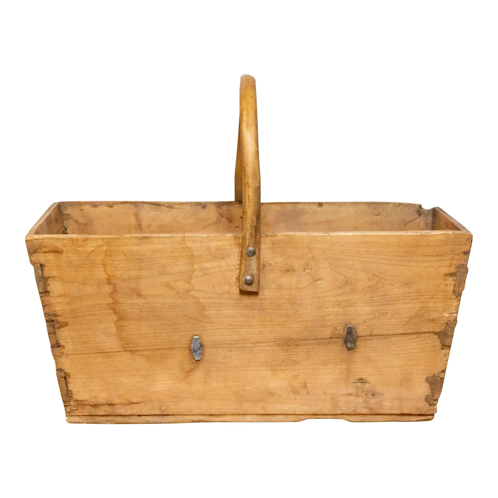 English Country Style Vegetable Basket | Chairish