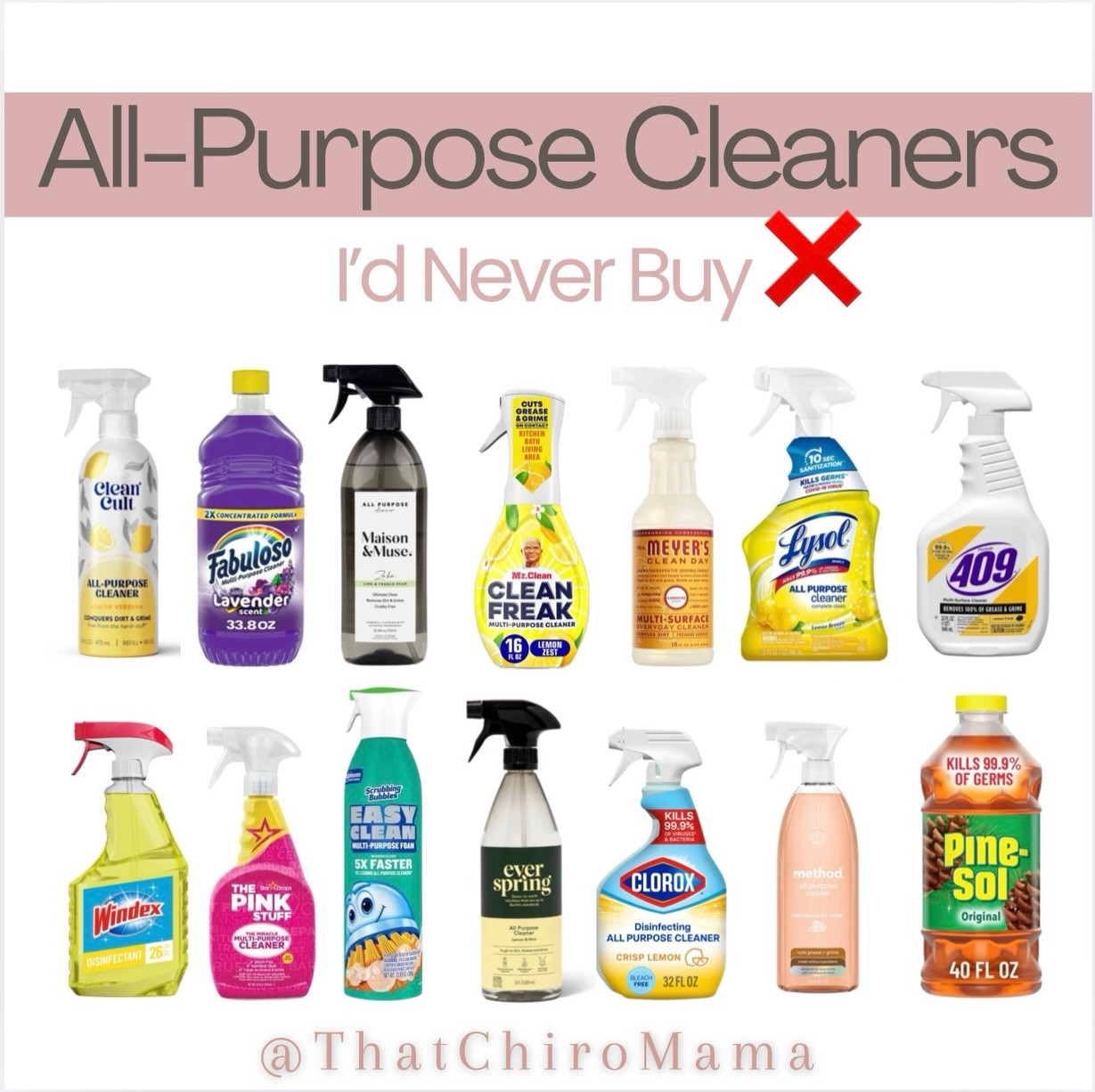 ‼️Comment below “CLEAN” for toxinfree all-purpose cleaners⤵️⤵️⤵️

Some cleaning chemicals may remain in the home environment (air, dust, or surfaces).

Potential long-term concerns include:
❌hormone disruption
❌neurological effects
❌possible organ damage from certain chemicals

Children, especially, are vulnerable to the toxic effects of these cleaners. 

Because children spend a lot of time indoors and close to the floor, their exposure levels can be higher than adults.

In fact, some research suggests that exposure to household chemicals may influence early brain development.

A study of young children found that frequent use of toxic household cleaners was associated with lower language and cognitive scores by age two.

Higher exposure to household chemicals correlated with decreases in language and cognition.

Scientists believe this may happen because toxic compounds can affect developing brain cells and neural connections.

For such an easy swap, it’s just not worth it!

-https://hearingreview.com/inside-hearing/research/language-development

-https://www.sciencedaily.com/releases/2020/03/200304141534.htm

-https://chemical-free-life.org/2020/03/05/toxic-chemicals-in-household-cleaners-linked-to-delayed-cognitive-language-development/

#toxinfree #toxinfreeliving #nontoxic #cleanhomemagic #cleanwithme