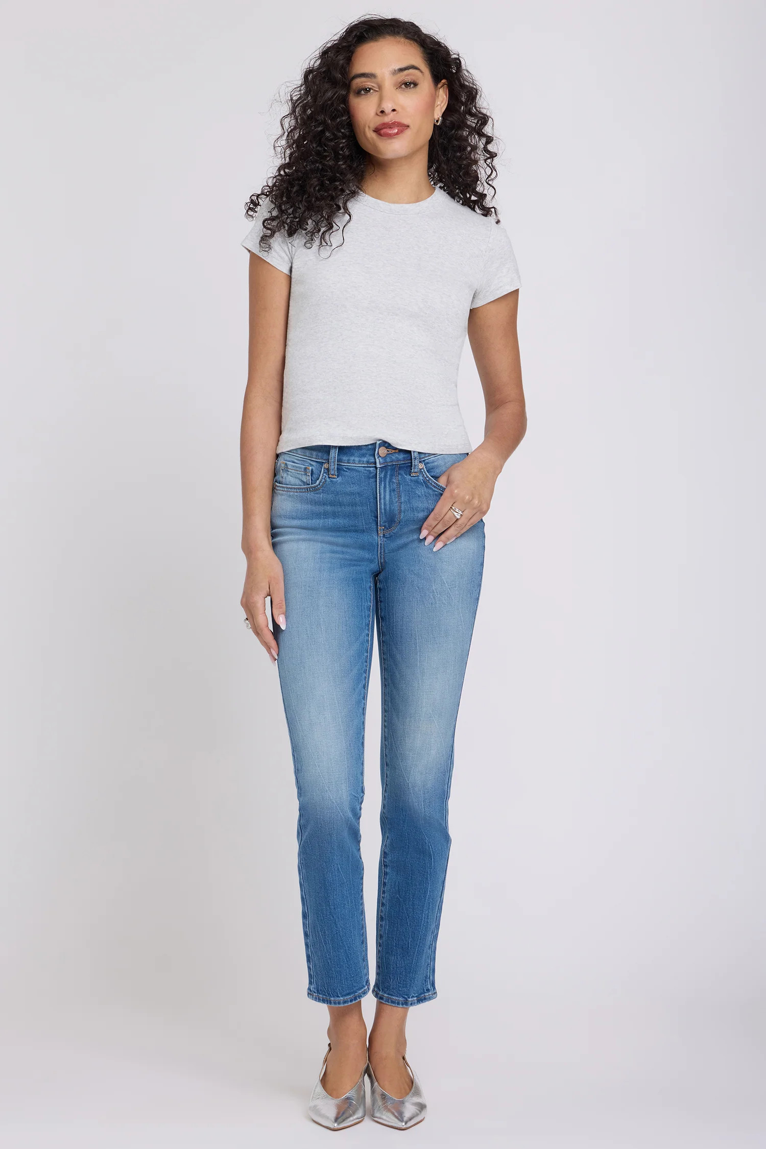 Sheri Slim Straight Ankle Jeans - Pacifica | NYDJ