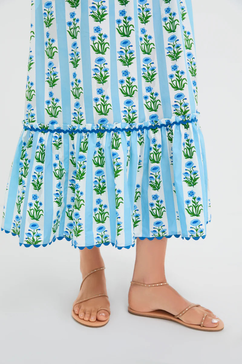 Sky Lily Stripe Evelyn Dress | Tuckernuck (US)