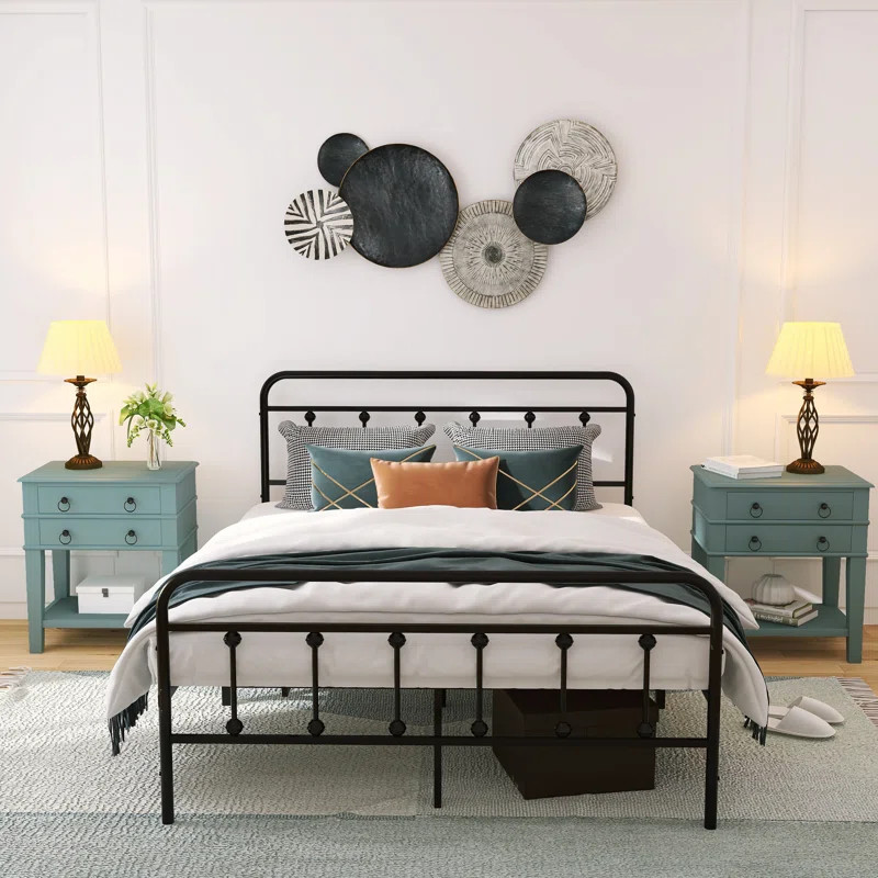 Landyn Steel Platform Bed | Wayfair North America