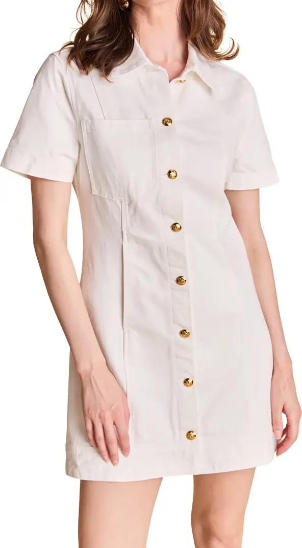 Denim Mini Shirtdress | Nordstrom