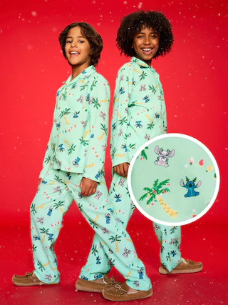 Old Navy x Disney Gender-Neutral Button-Front Graphic Pajama Set for Kids | Old Navy (US)