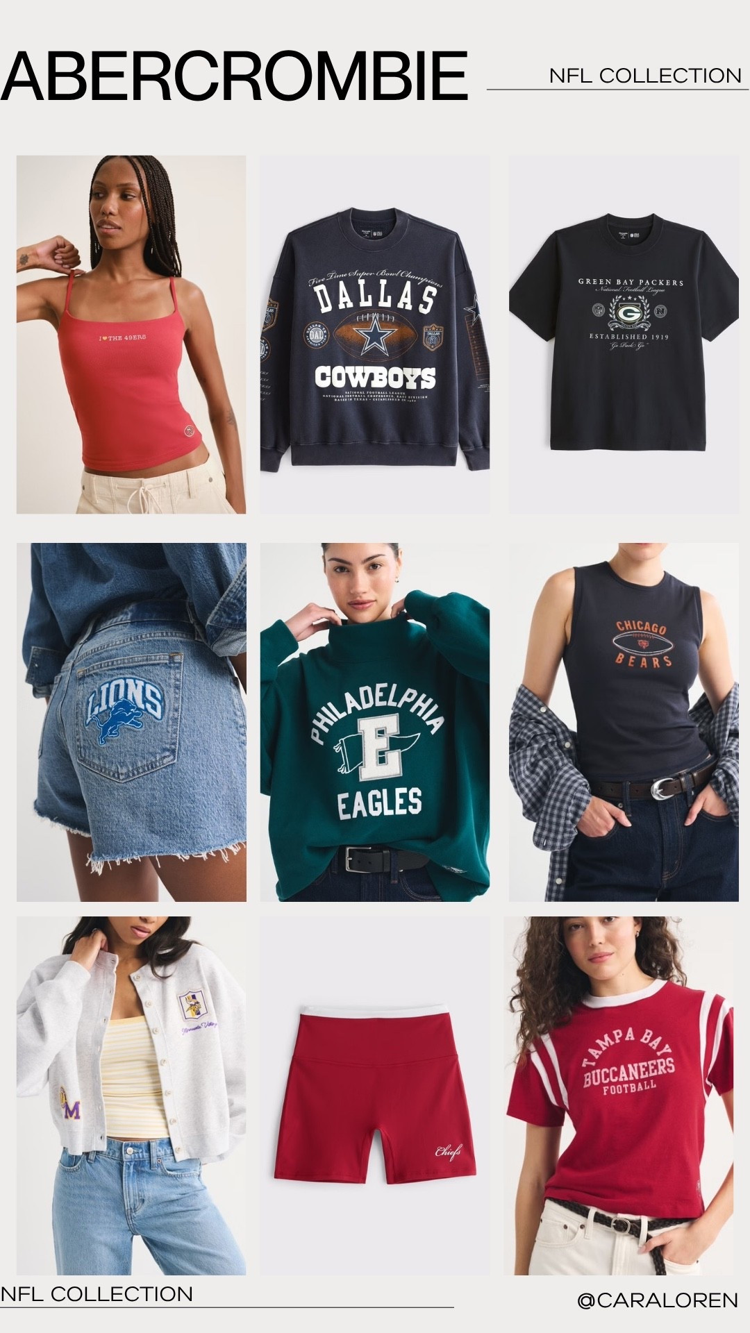 @abercrombie nfl collection is always killing it.

#LTKPetite #LTKootd #LTKSeasonal