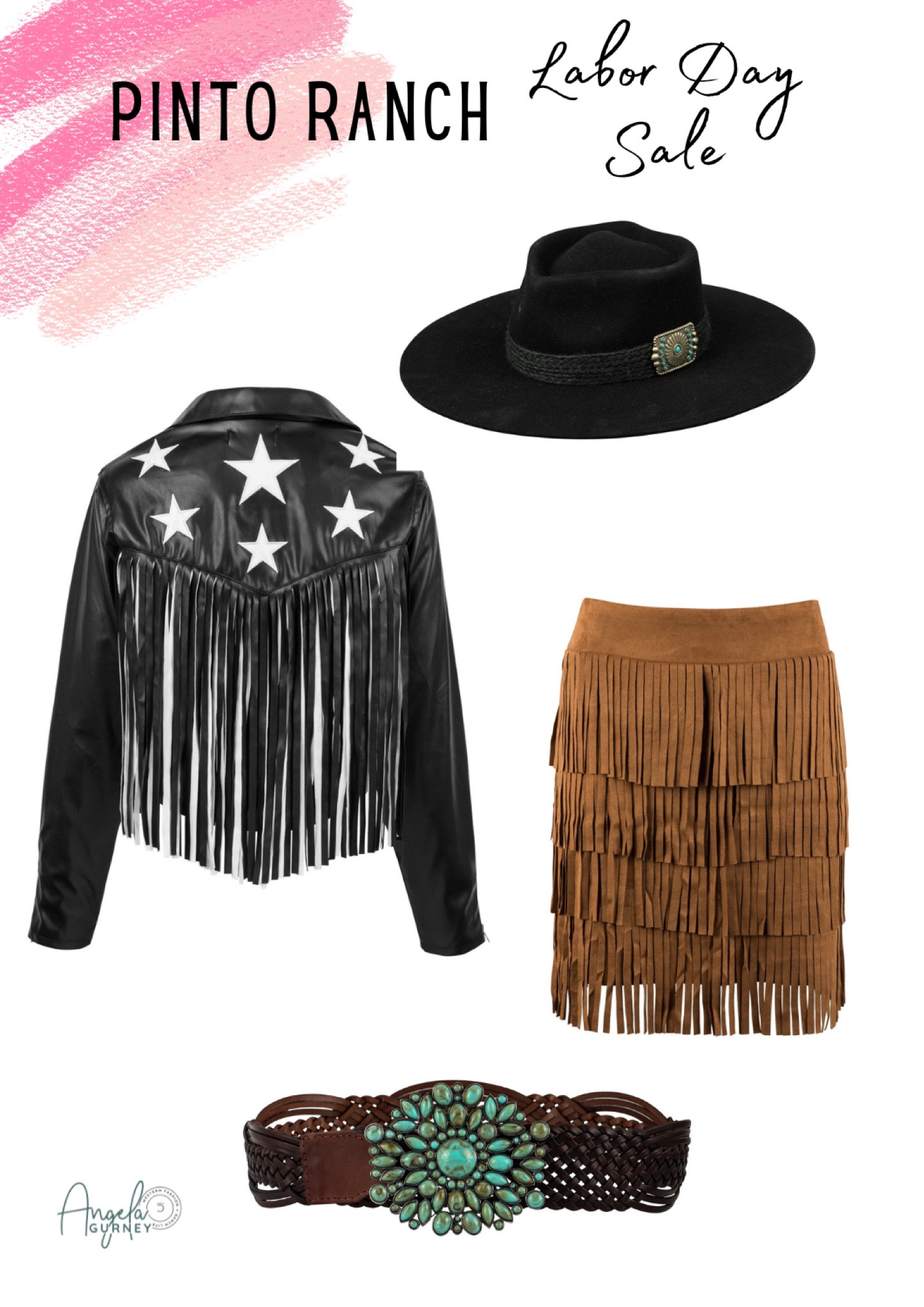 Pinto Ranch Sale - great way to get a discount on western classics! 

Old Gringo
Scully
Double D Ranchwear
Charlie 1 Horse
Western fashion
NFR stylee