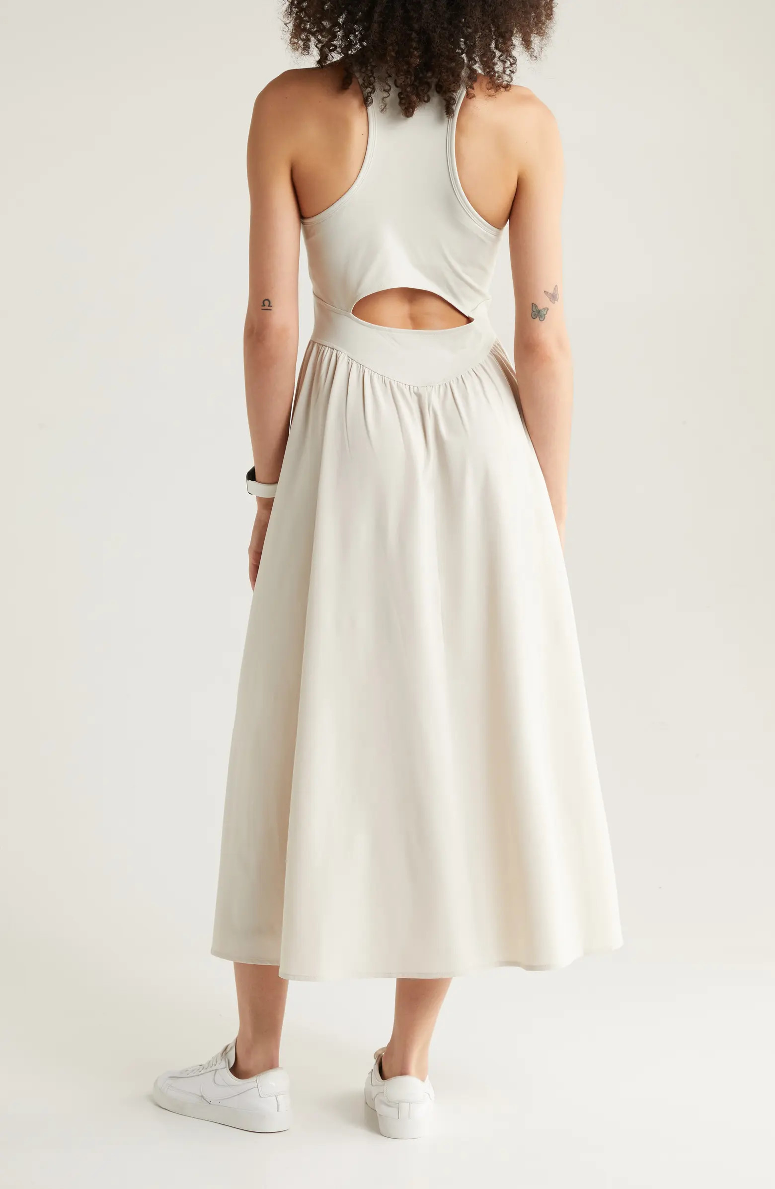 Zella Effortless Cutout Back Hybrid Dress | Nordstrom | Nordstrom