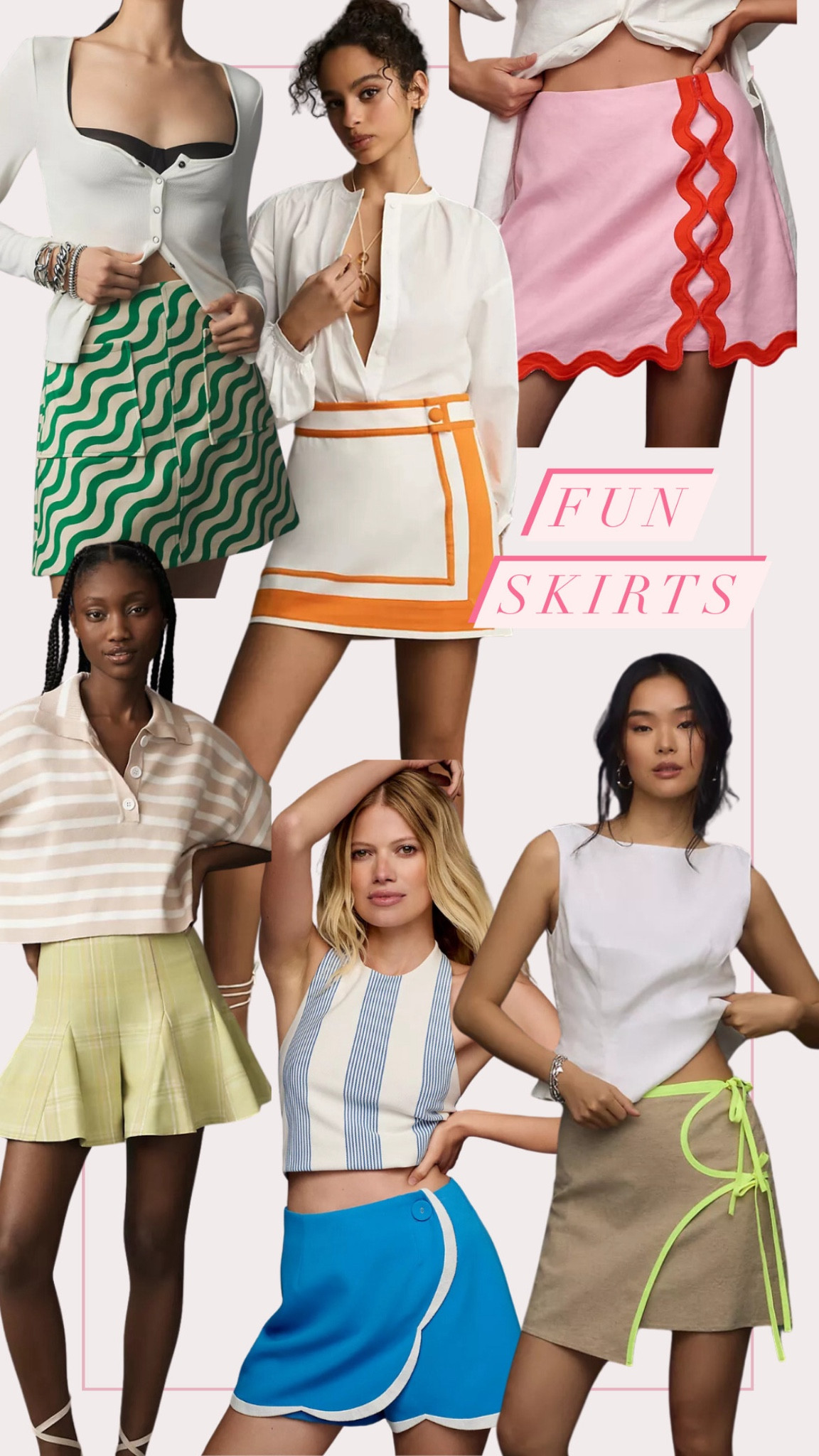 Fun skirts and skorts 🕺

#LTKfindsunder100