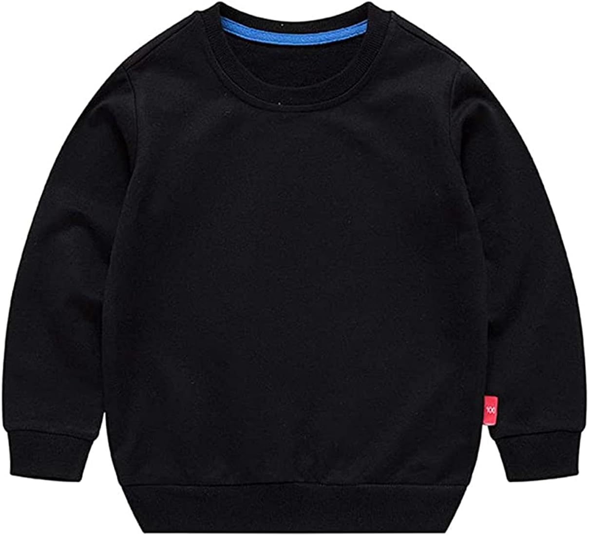 HAXICO Unisex Kids Solid Cotton Thin Pullover Sweatshirt T-Shirt Toddler Baby Crewneck Long Sleev... | Amazon (US)