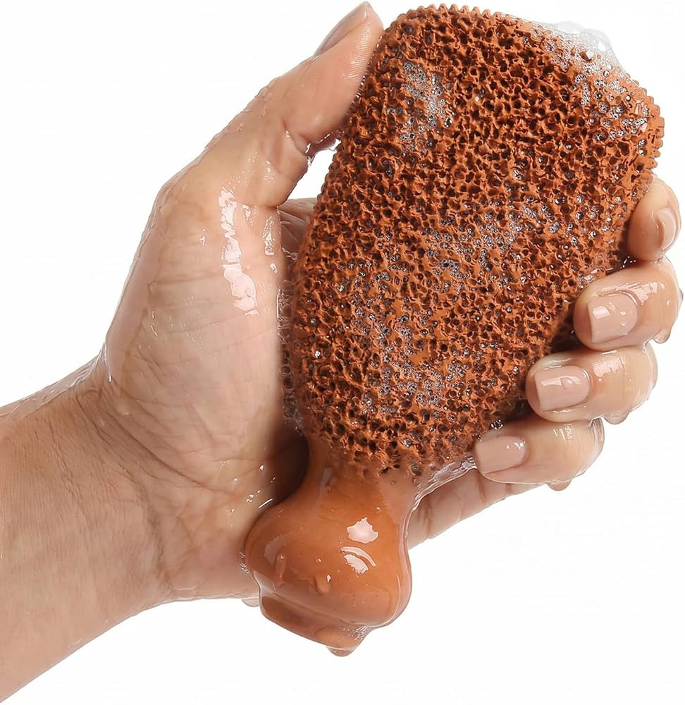 Pumice Stone for Feet Lasts 5+ Years Foot Exfoliator Scrubber Callus Remover Made of Natural Terr... | Amazon (US)