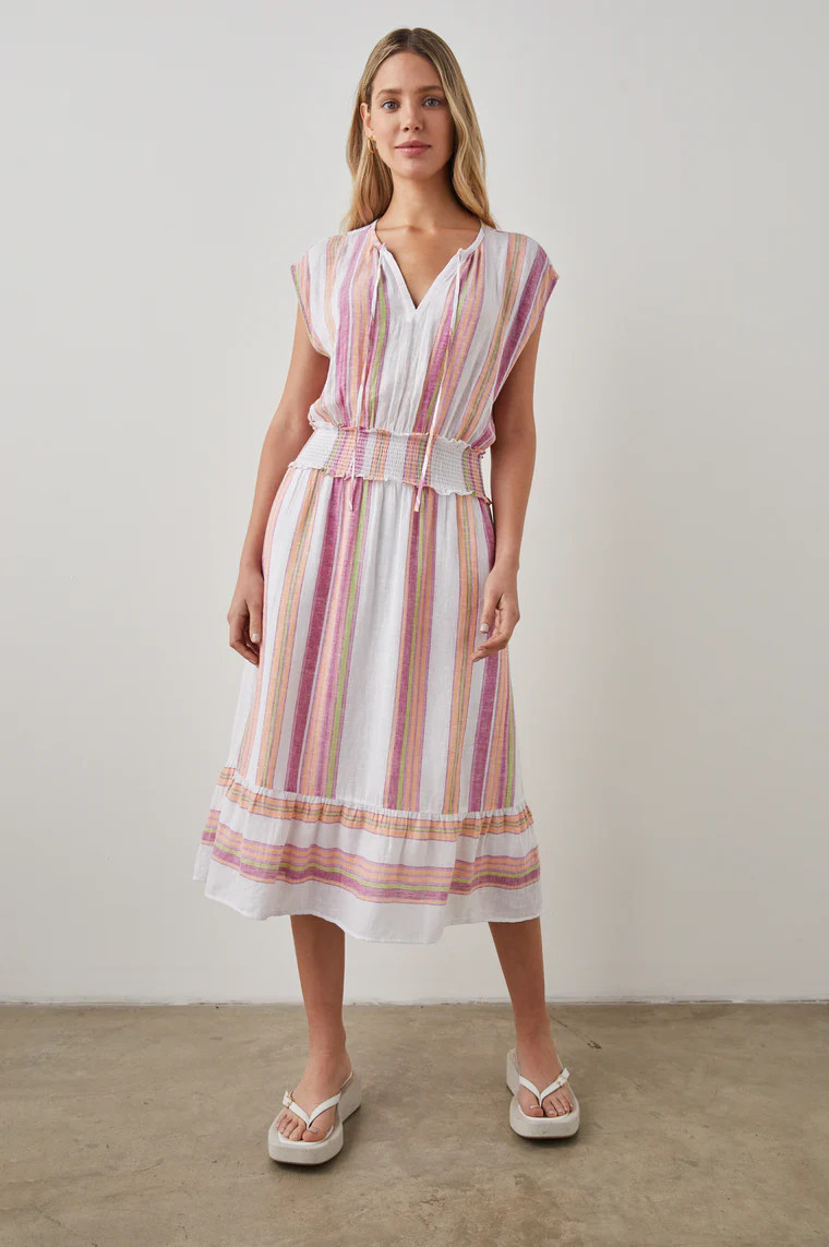 ASHLYN DRESS - MARINI STRIPE | Rails