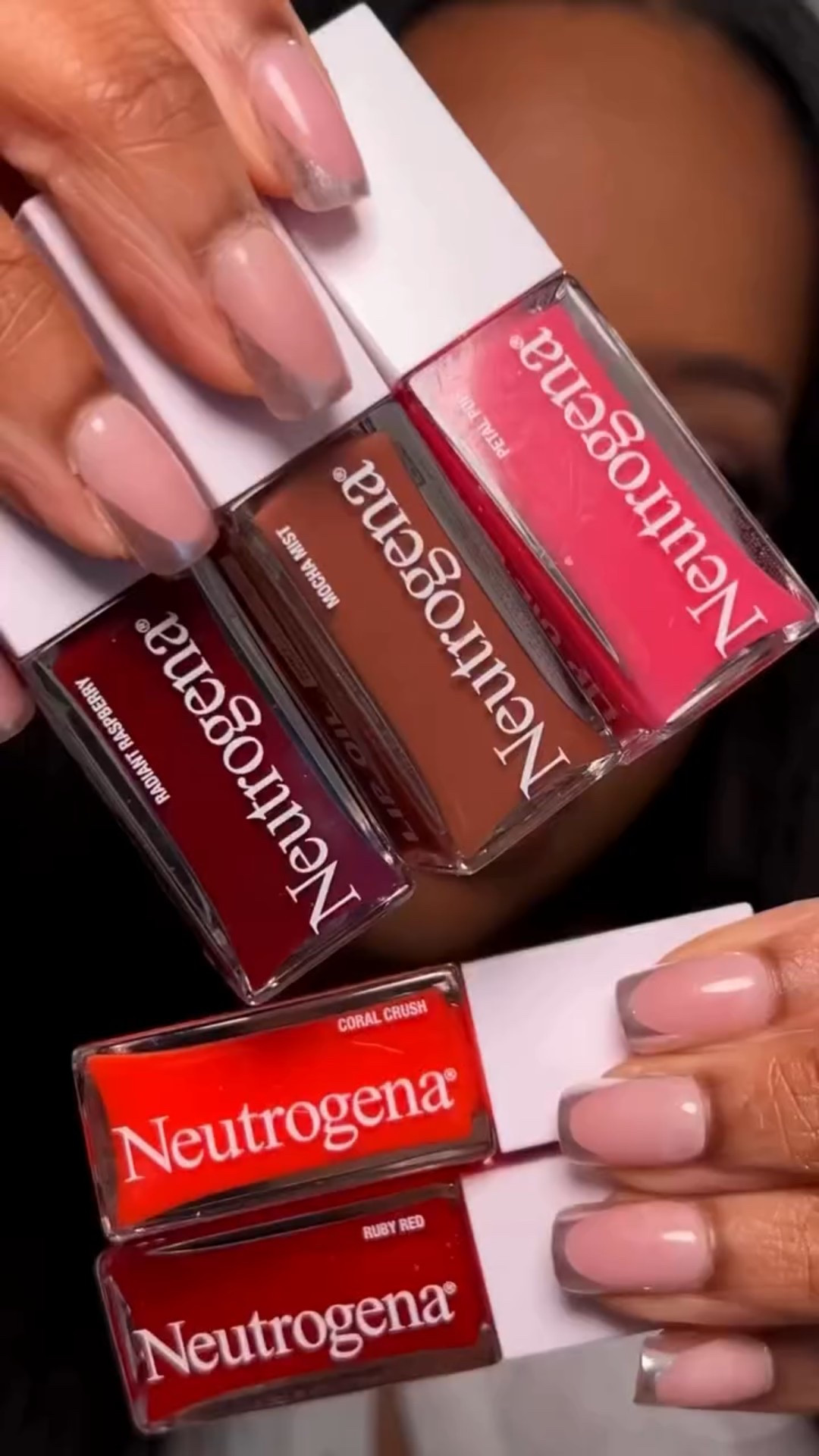 gifted by Neutrogena 
New lip oils just dropped… so you KNOW I had to try them on.
These are the new Hydro Boost Lip Oils from @neutrogena 

I need y’all to tell me which shade is the one. 👀💄

Shades Tried On:
• Petal Pop
• Radiant Raspberry
• Mocha Mist

#neutrogena #giftedbyneutrogena #lipoils #hydroboost #beautyreels #everydayglam