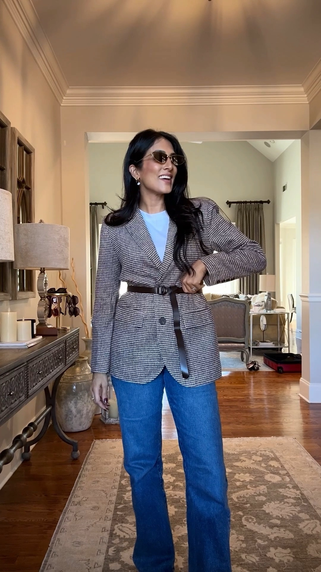 Houndstooth blazer for the win! Use code chicks12 to save an additional 12% off your order. 

#LTKootd #LTKWorkwear #LTKgrwm