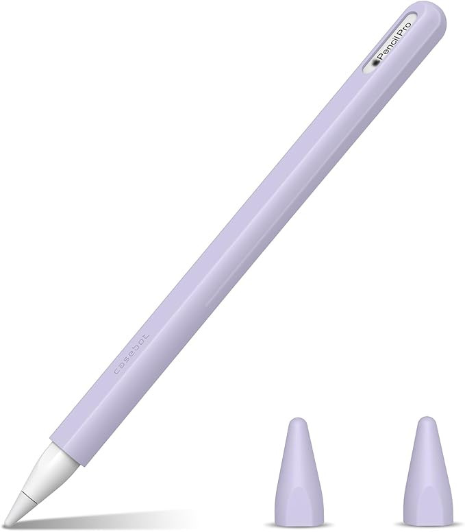 Fintie Silicone Sleeve for Apple Pencil Pro & Apple Pencil 2nd Generation, Light Pen Skin Case Co... | Amazon (US)