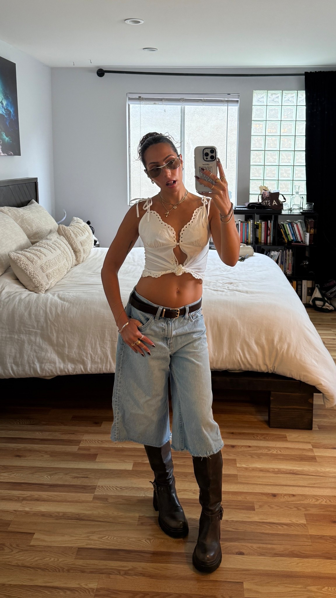 today’s outfit 🤍 my favorite outfit recipe, it always hits! Would be so cute for a festival too!

#LTKootd #LTKFestival #LTKPetite