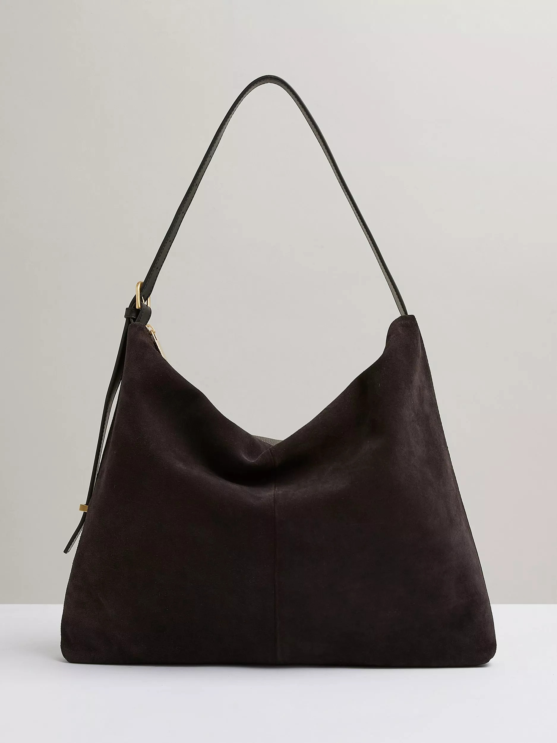 ReissVigo Grained Leather Tote Bag, Chocolate | John Lewis (UK)