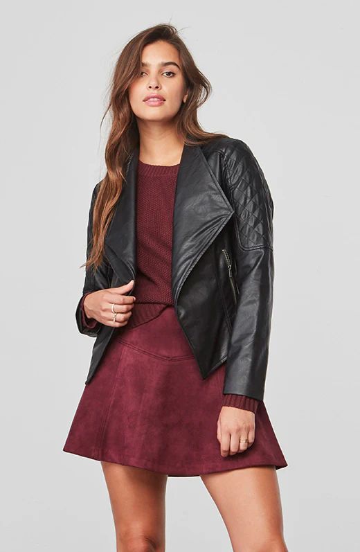 Leora Quilted Faux Leather Jacket | BB DAKOTA