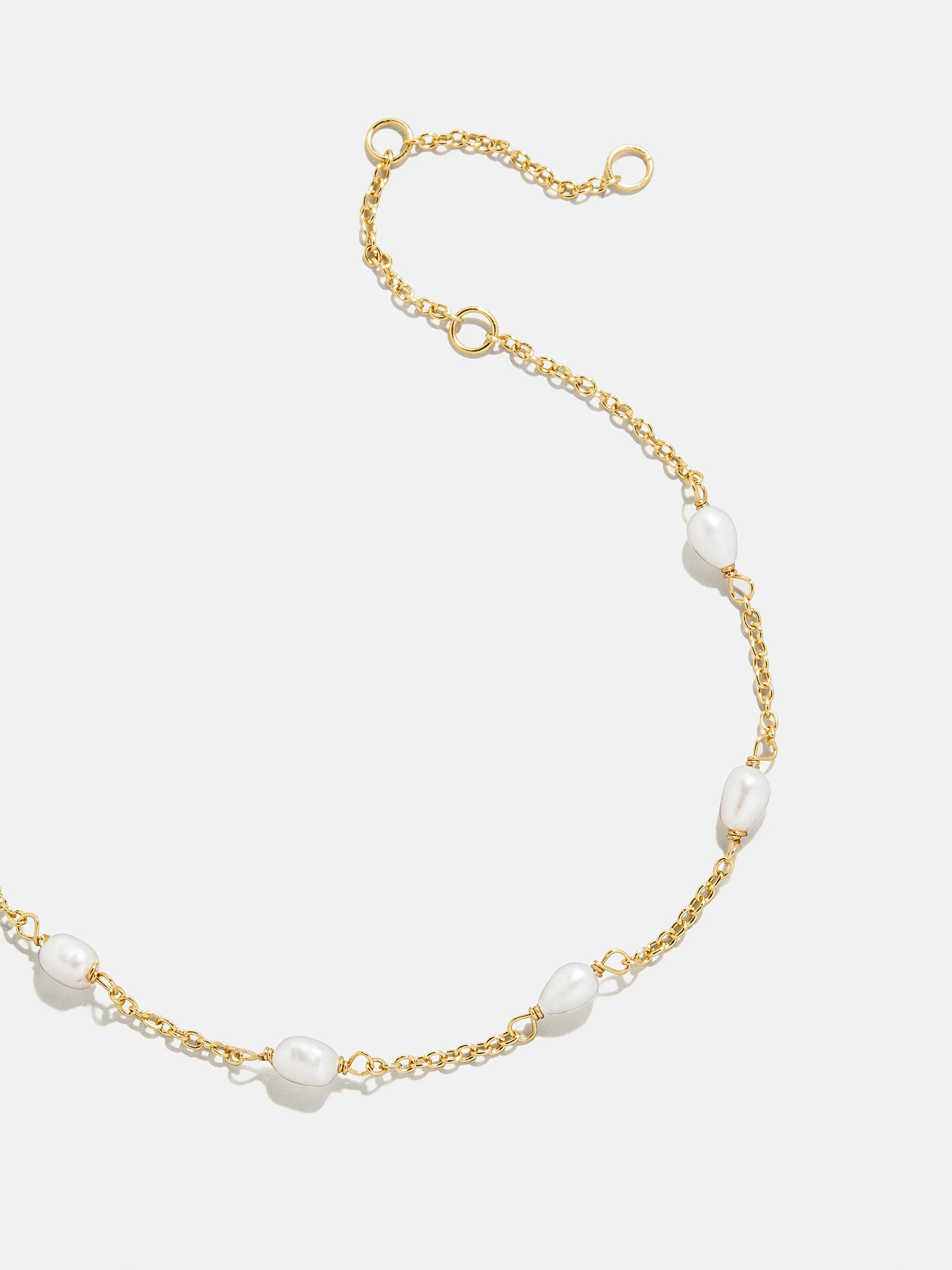 Yasmine 18K Gold Pearl Bracelet - Gold/Pearl | BaubleBar