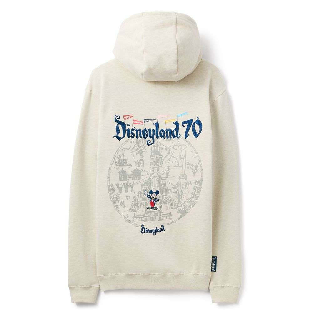 Mickey Mouse & Map Pullover Hoodie for Adults – Disneyland 70th Anniversary | Disney Store