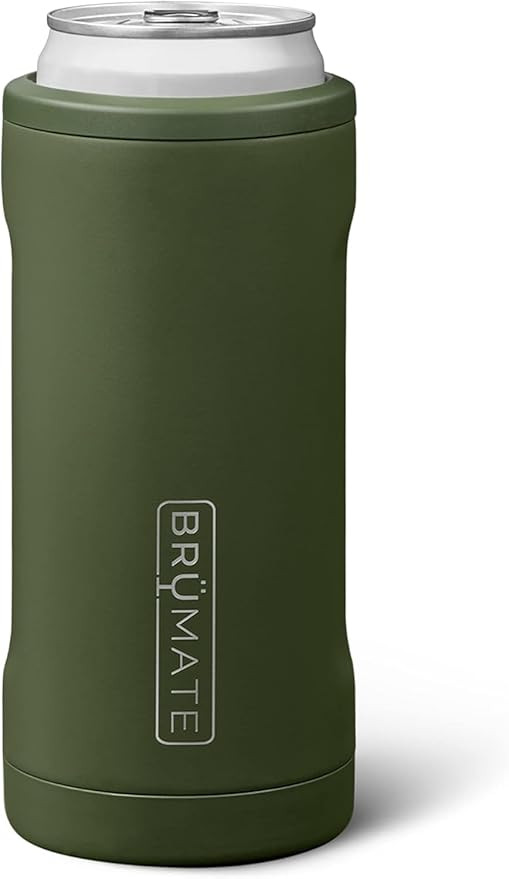 BrüMate Hopsulator Slim Can Cooler Insulated for 12oz Slim Cans | Skinny Can Insulated Stainless... | Amazon (US)