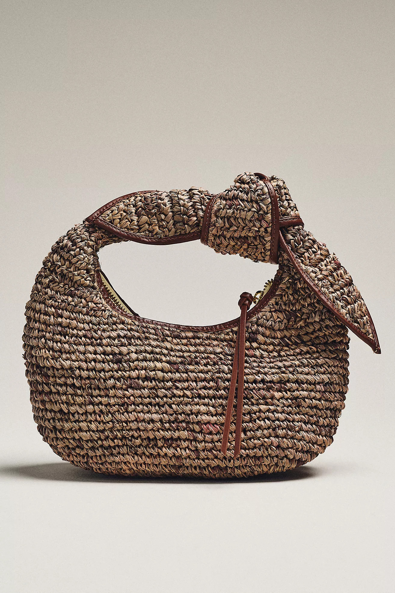 POOLSIDE The Josie Raffia Top-Handle Bag | Anthropologie (US)