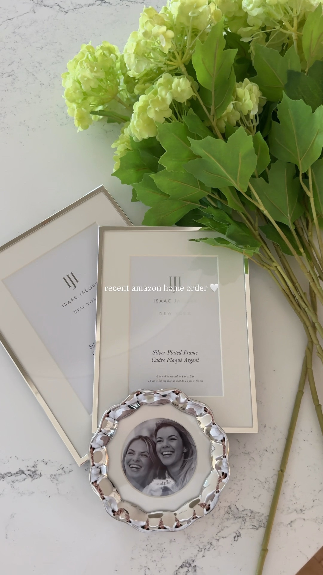 my recent amazon home order 🤍 | really into silver right now + these faux green hydrangeas are real touch and both amazing quality 😍

#amazonhome #amazonfinds #fauxflorals #neutralhome #springdecor 

#LTKHome #LTKSeasonal