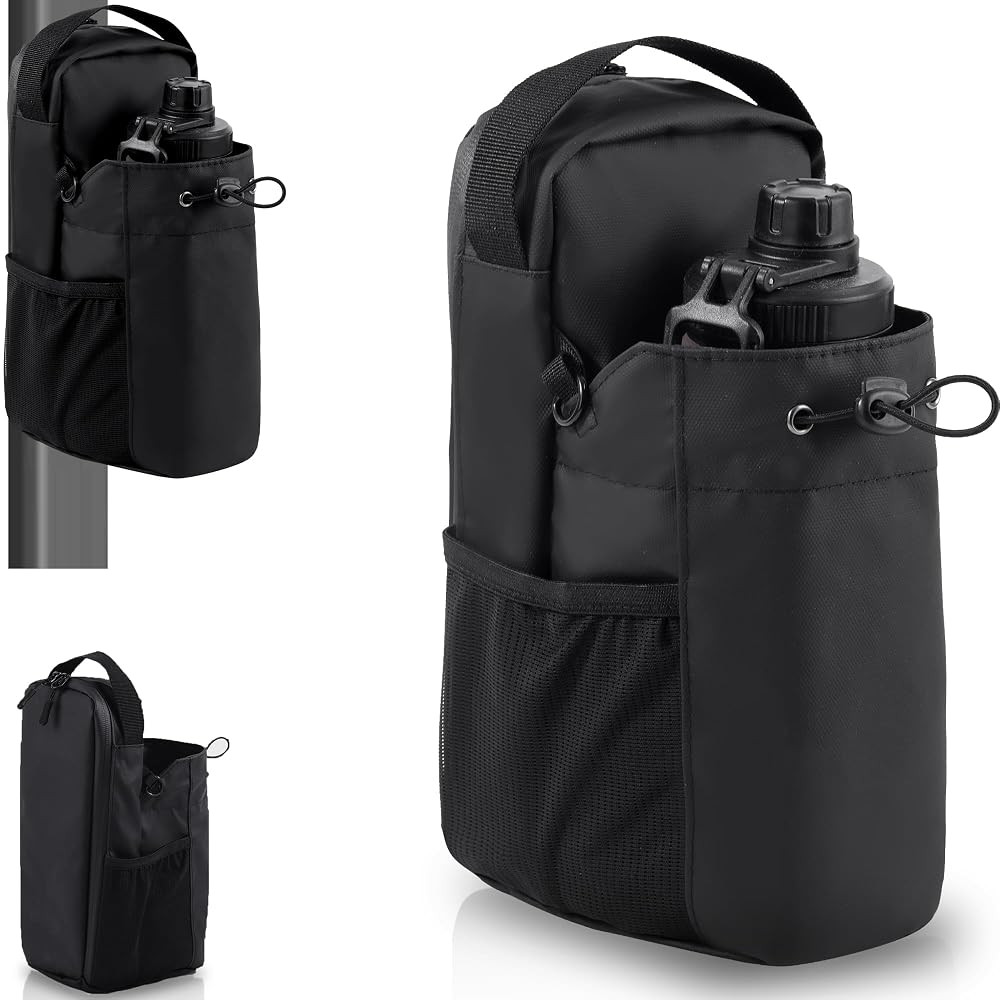 Magnetic Gym Bag - Small Gym Water Bottle Bag Holder with Strap for Men and Women, Super Magnet G... | Amazon (US)