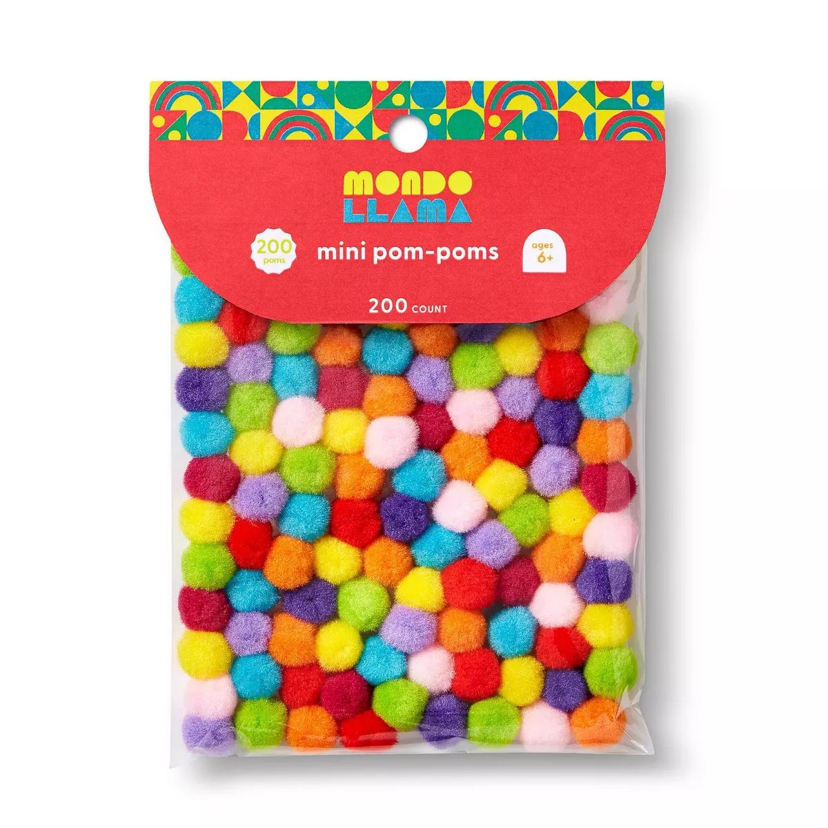 200ct Mini Pom-Poms - Mondo Llama™ | Target