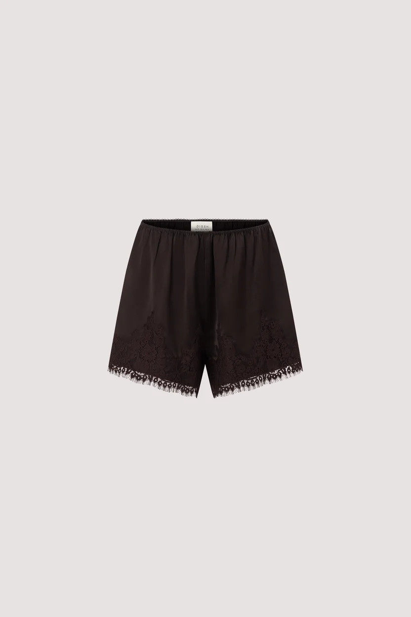 SELENE ESPRESSO SATIN SHORT | DISSH