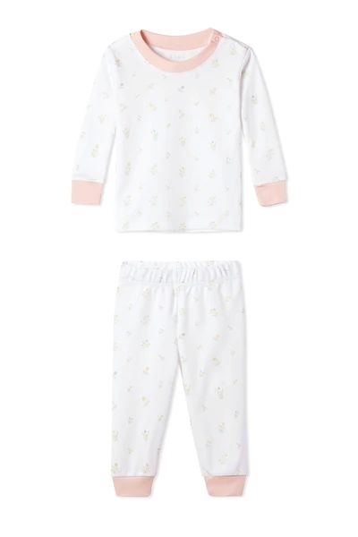 JB x LAKE Baby Long-Long Set in Garden Bloom | LAKE Pajamas