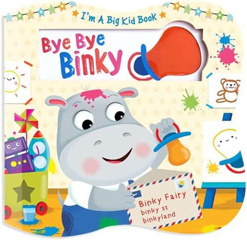 Bye Bye Binky - Touch and Feel Board Book - Sensory Board Book: Little Hippo Books: 9781953756848... | Amazon (US)