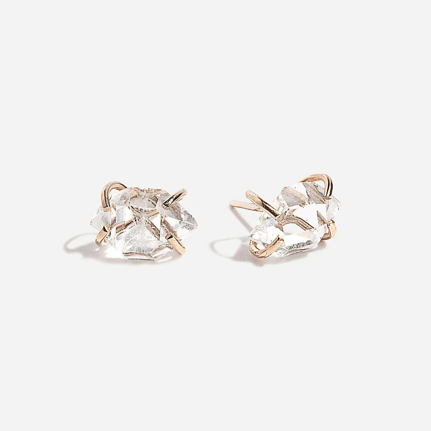 Melissa Joy Manning® prong set herkimer stud earrings | J. Crew US