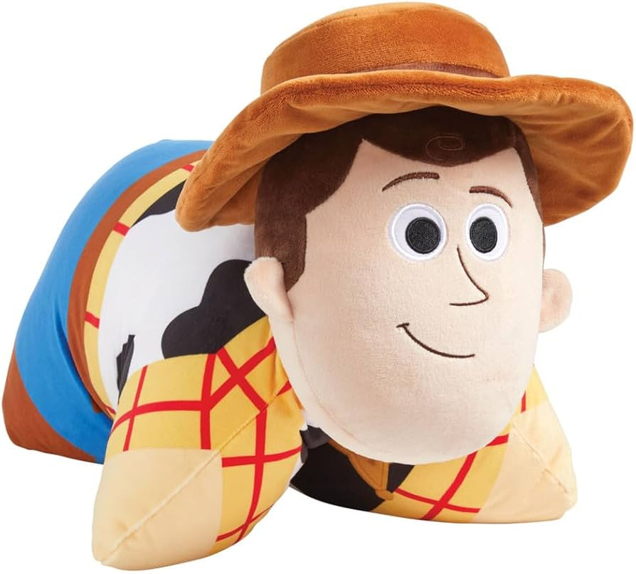 Pillow Pets Disney Pixar Woody Soft Plush Folding Stuffed Animal and Kids Pillow \u2013 Official ... | Amazon (US)