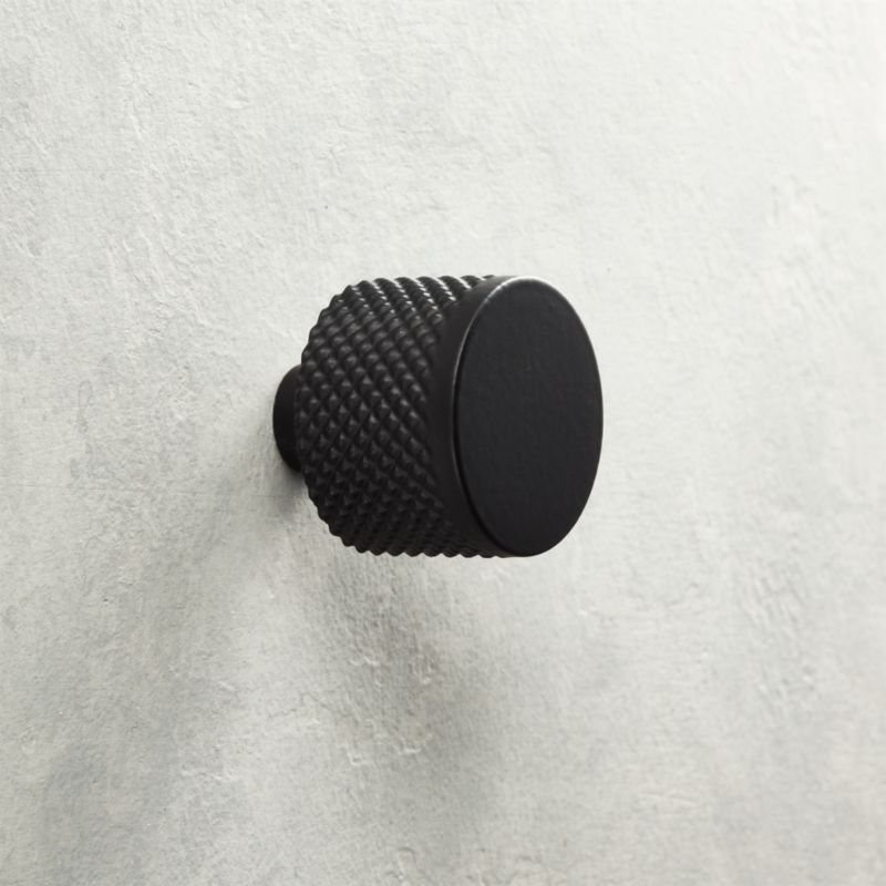 Amp Matte Black Knob + Reviews | CB2 | CB2