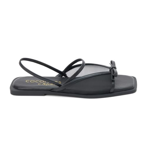 Coconuts by Matisse Womens Tropea Mesh Flat Slingback Casual Sandals Casual - Black - Size 9 M | Amazon (US)